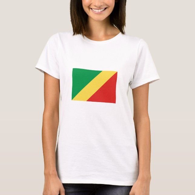 Republic of the Congo Flag T-Shirt (Front)