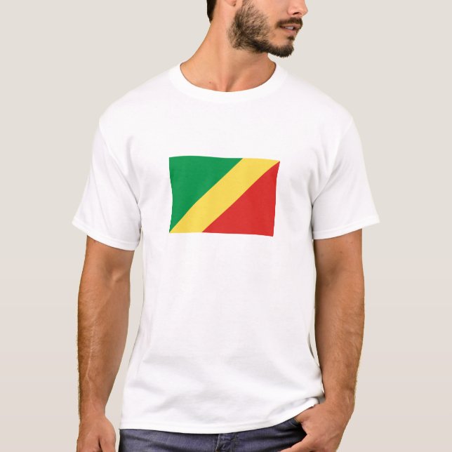 Republic of the Congo Flag T-Shirt (Front)