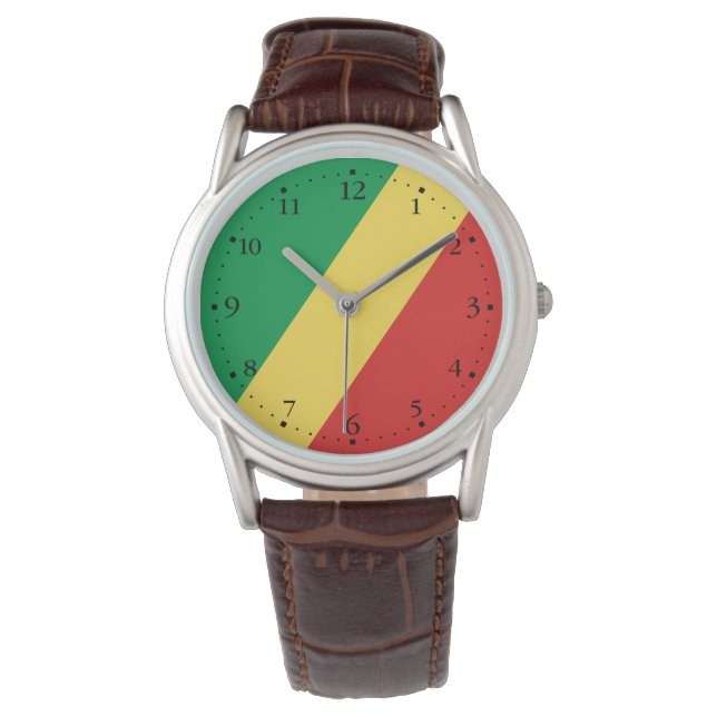 Republic of the Congo Flag Watch (Front)