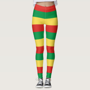 Republic of the Congo National Flag Colors Legging