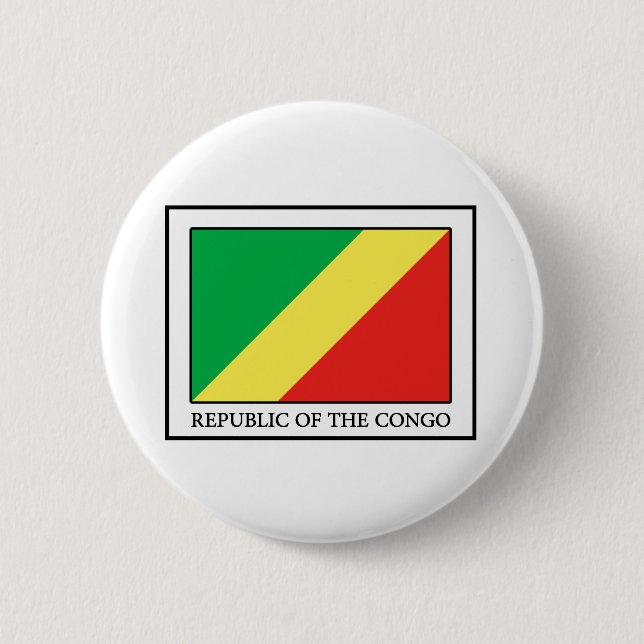 Republic of the Congo Pinback Button (Front)