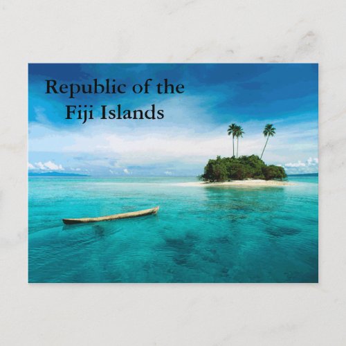 Republic of the Fiji Islands postard Postcard