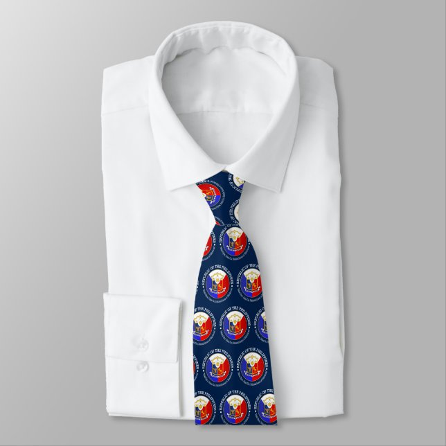 Republic of the Philippines Neck Tie (Tied)