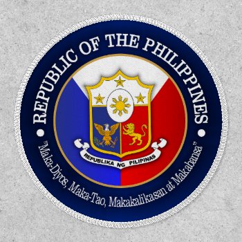 Republic Of The Philippines Patch by NativeSon01 at Zazzle