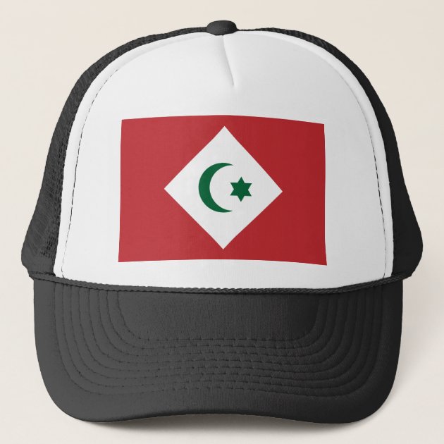 Republic Of The Rif, Morocco flag Trucker Hat | Zazzle