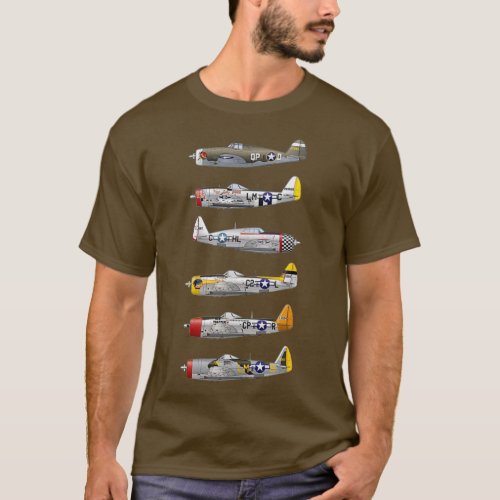 Republic P47 Thunderbolt The Jug P47  T_Shirt