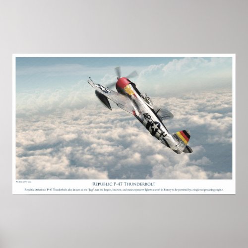Republic P_47 Thunderbolt Poster