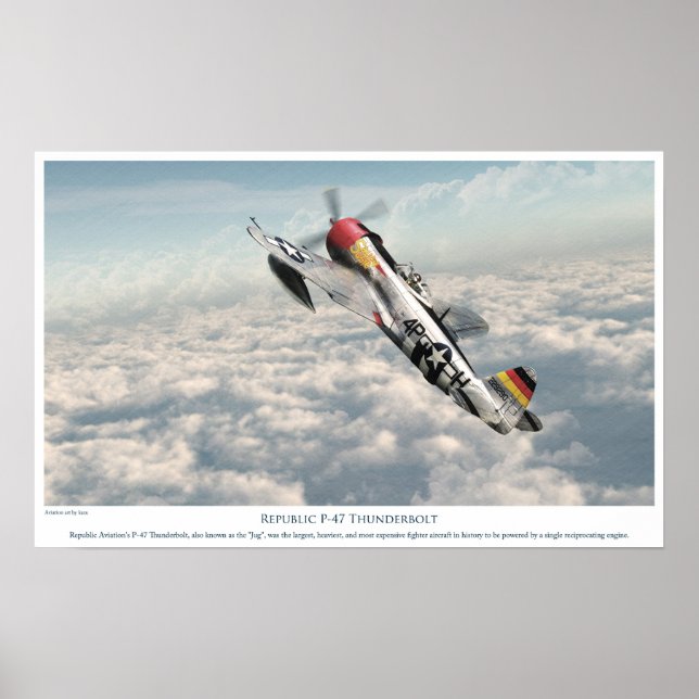 Republic P-47 Thunderbolt Poster (Front)