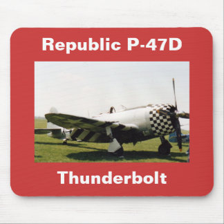 Republic P-47D Thunderbolt Mouse Pad