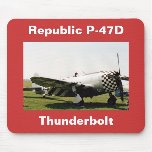 Republic P_47D Thunderbolt Mouse Pad