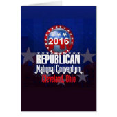 Republican 2016 Convention Card (Front)