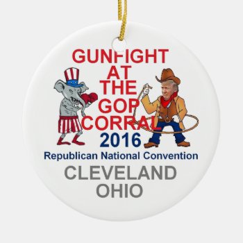 Republican 2016 Convention Ceramic Ornament by samappleby at Zazzle