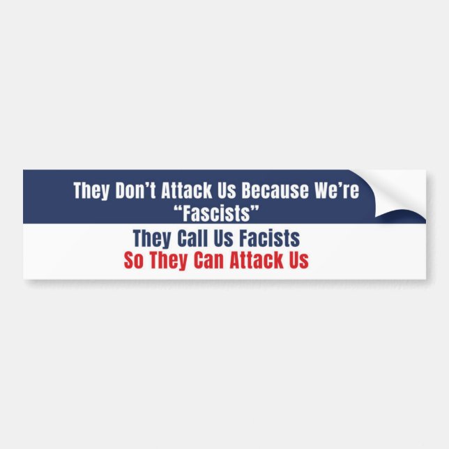 Republican Anti-Democrat Bumper Sticker  (Front)