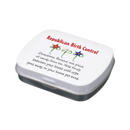 Republican Birth Control Jelly Belly Tin (Side)