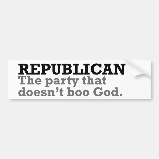 Republican Bumper Sticker (Front)