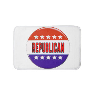 Republican Button Bath Mat