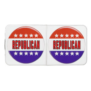 Republican Button Beer Pong Table