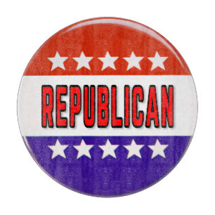 Republican Button Cutting Board