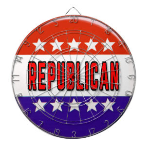 Republican Button Dart Board