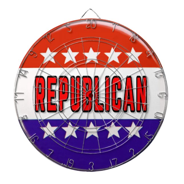 Republican Button Dart Board (Front)