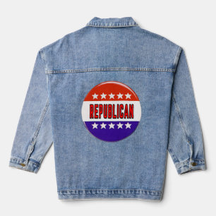 Republican Button Denim Jacket