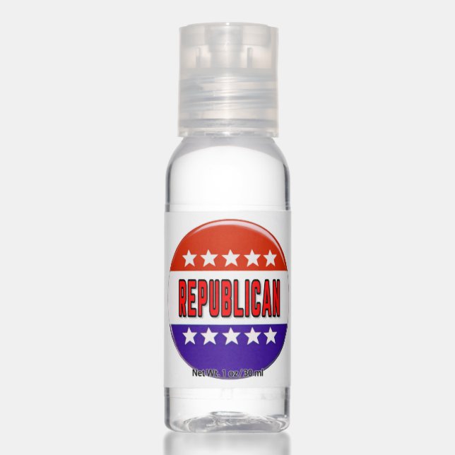 Republican Button Hand Sanitizer (Front)