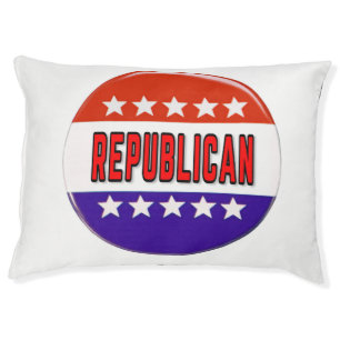Republican Button Pet Bed