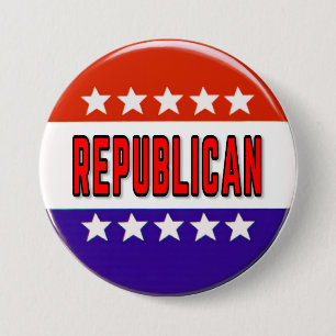 Republican Button, Republican, Election, Button, Button
