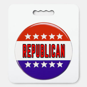 Republican Button Seat Cushion