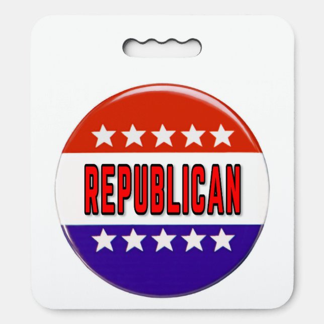 Republican Button Seat Cushion (Front Vertical)