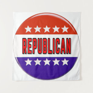 Republican Button Tapestry