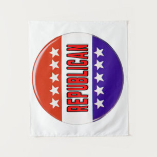 Republican Button Tapestry