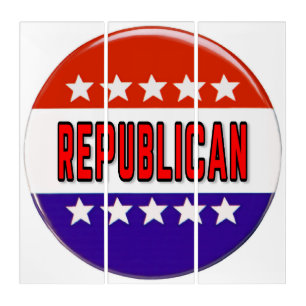 Republican Button Triptych