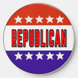 Republican Button Wireless Charger