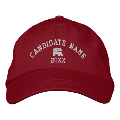 Republican Candidate _ President GOP elephant Embroidered Baseball Cap