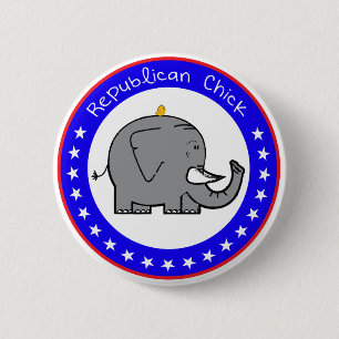 republican chick button