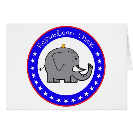 republican chick cards (Front Horizontal)