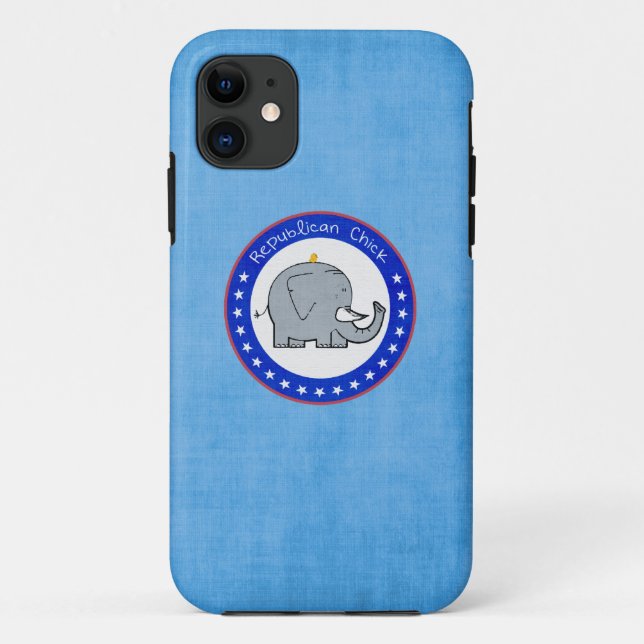 republican chick iphone case (Back)
