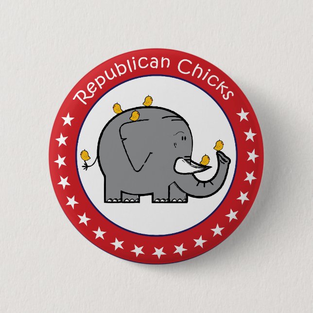republican chicks button (Front)