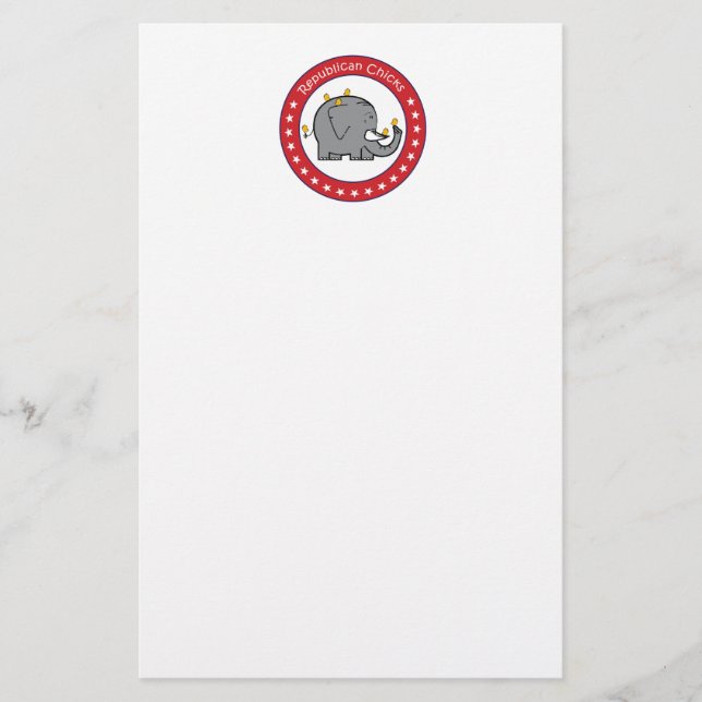 republican chicks stationery (Front)