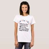 Republican Democratic Donner Party Funny Political T-Shirt (Front Full)
