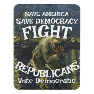 REPUBLICAN DHS CBP ICE TSA PARTY VOTE ELECTION TEE DOOR SIGN