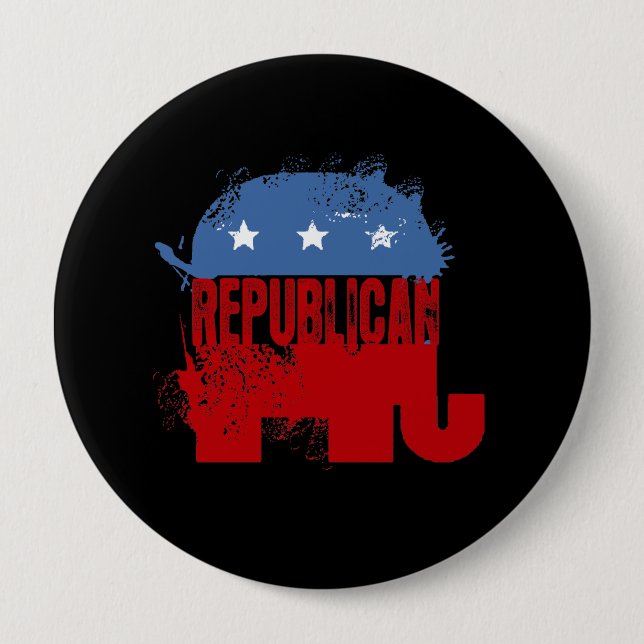 REPUBLICAN ELECTION PINBACK BUTTON (Front)
