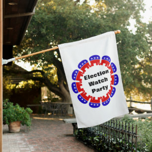Republican Election Watch Party House Flag