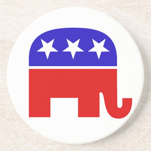 Republican Elephant Coaster (Front)