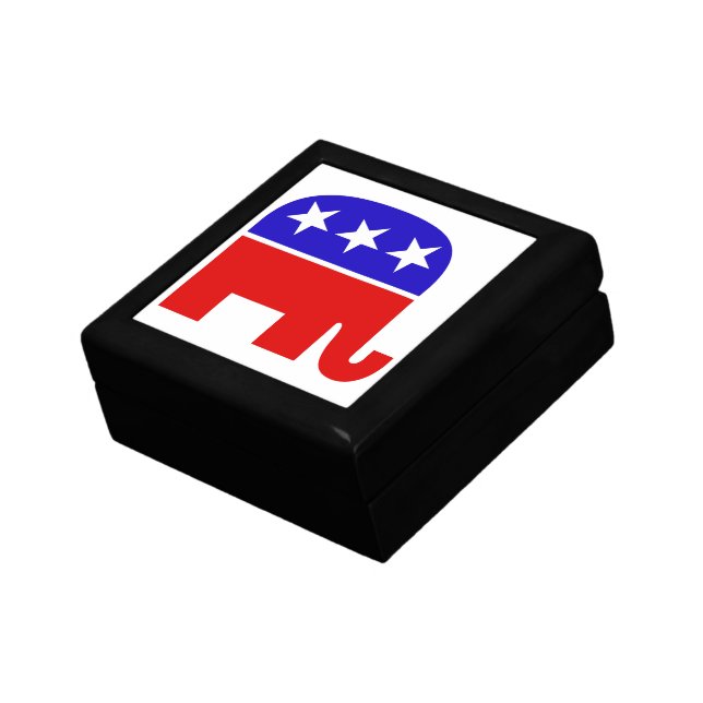 Republican Elephant Gift Box (Side)