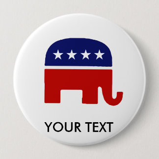 Republican Elephant / GOP Elephant Pinback Button