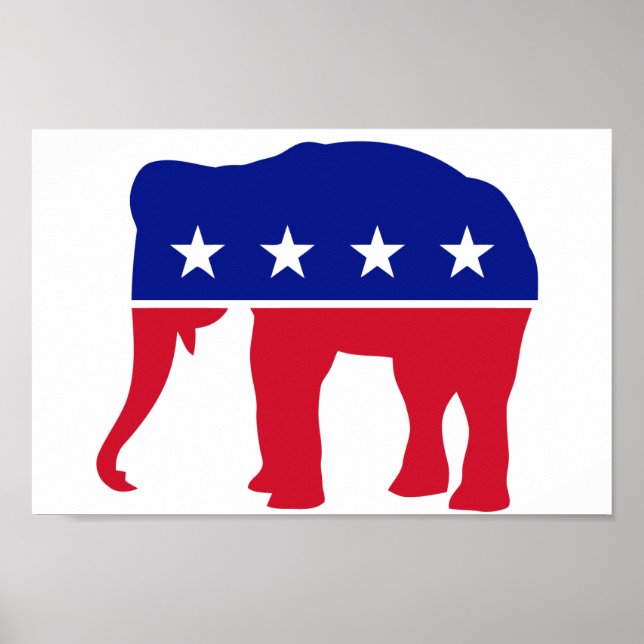 REPUBLICAN ELEPHANT LOGO POSTER (Front)
