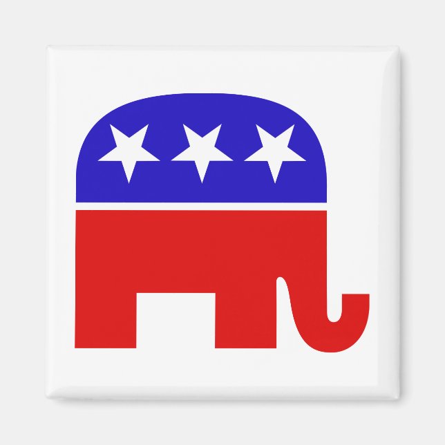 Republican Elephant Magnet (Front)