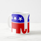 Republican Elephant Mug (Front Left)